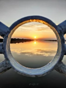 Coucher de soleil sur le nil