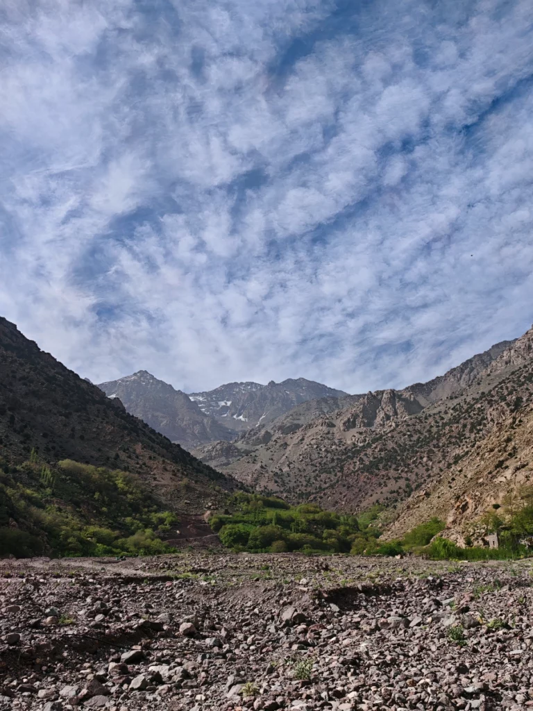 Les montagnes du mont Toubkal