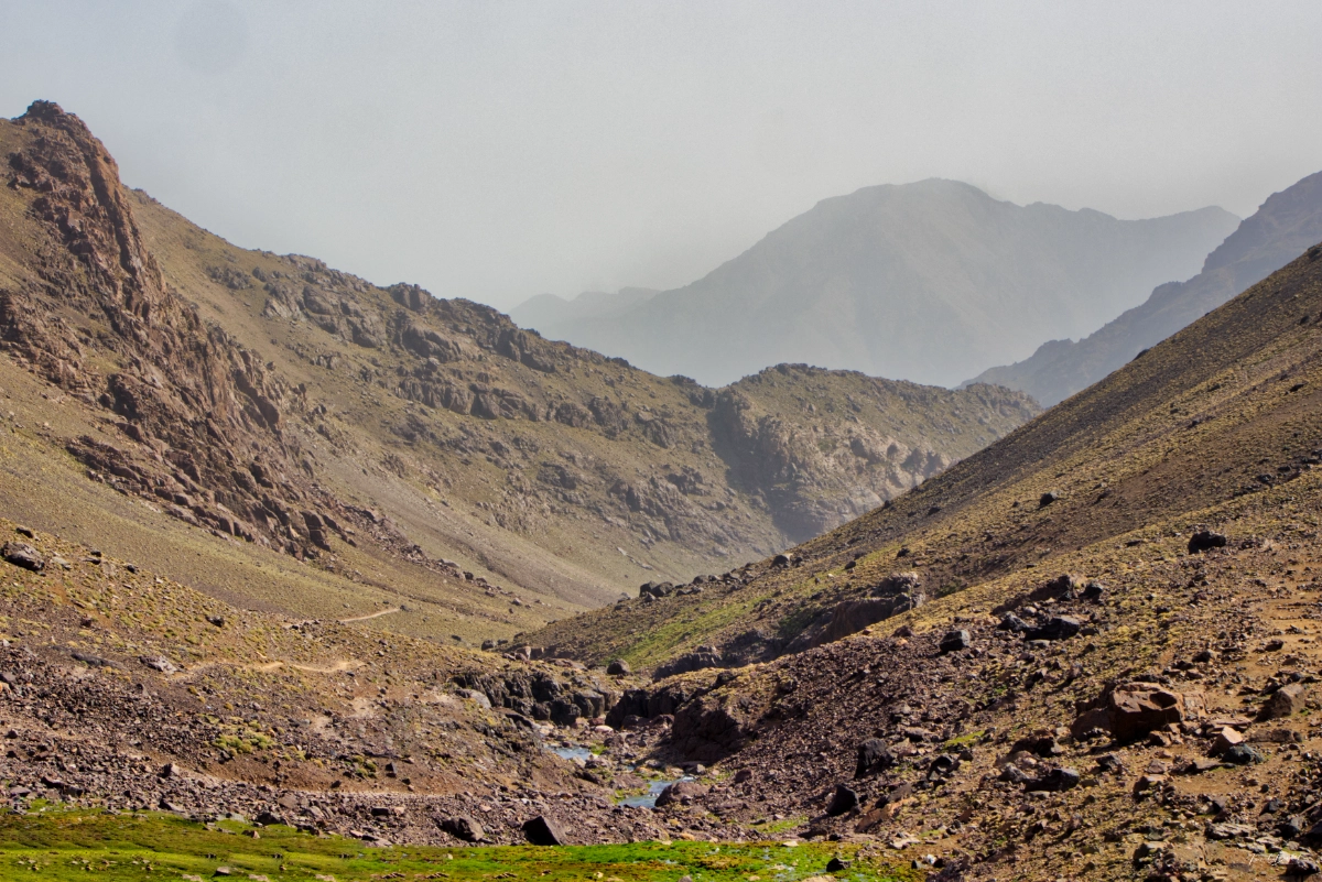 Les montagnes du mont Toubkal